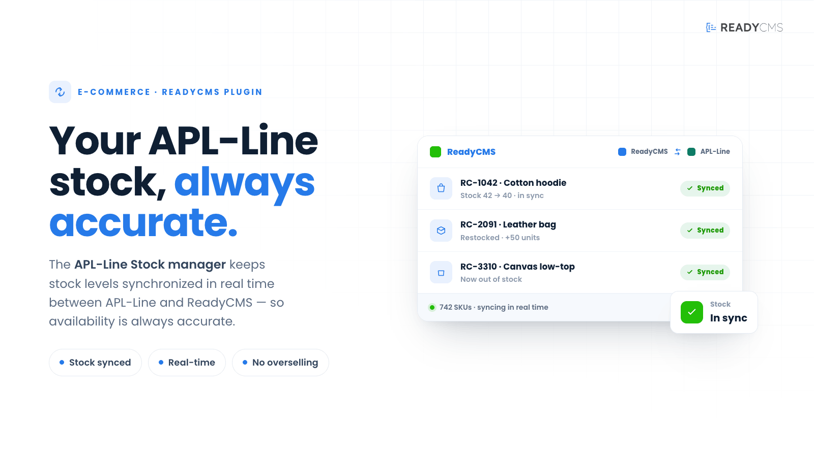 APL-Line - Stock manager - banner