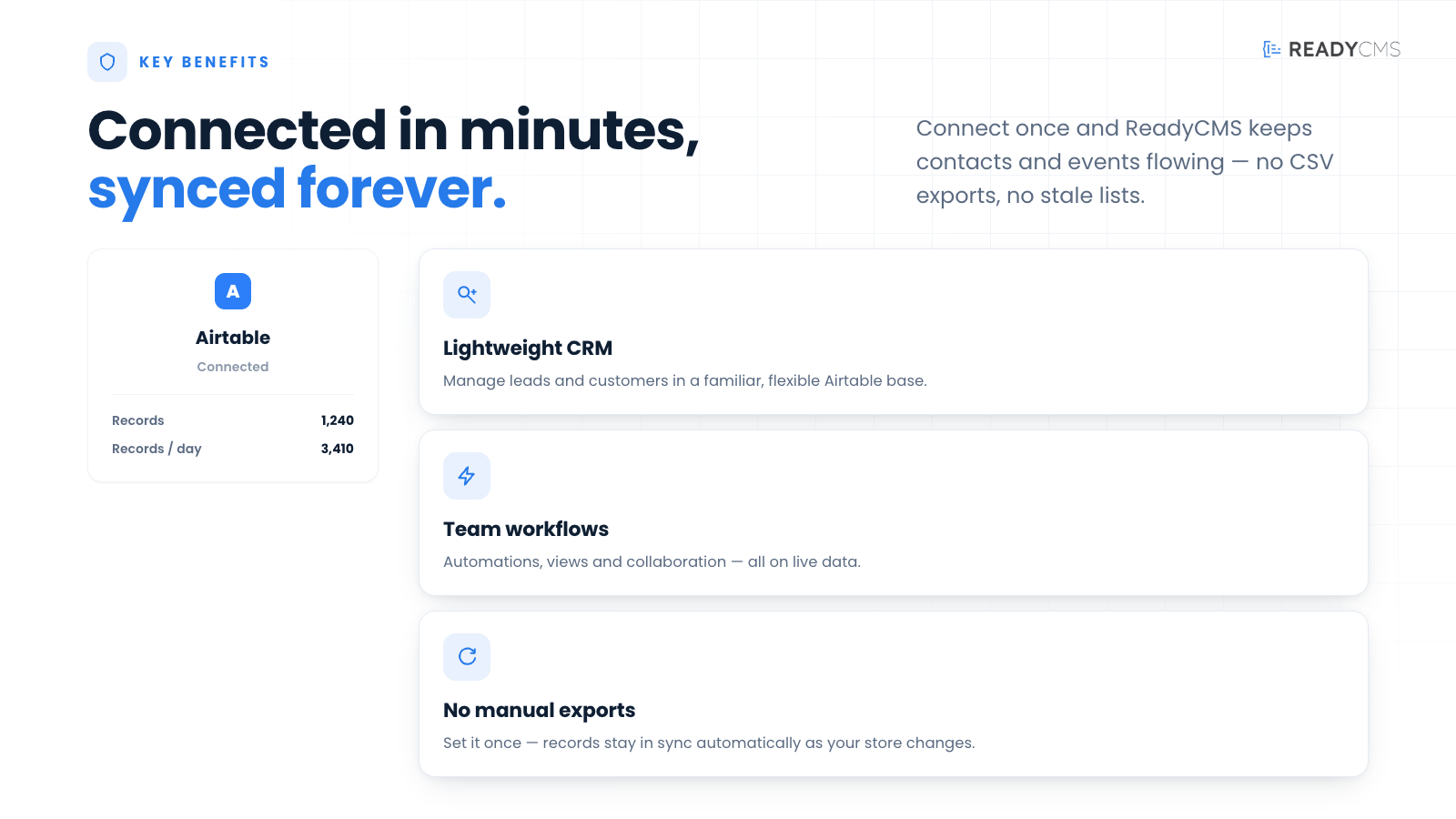 Airtable sync - banner