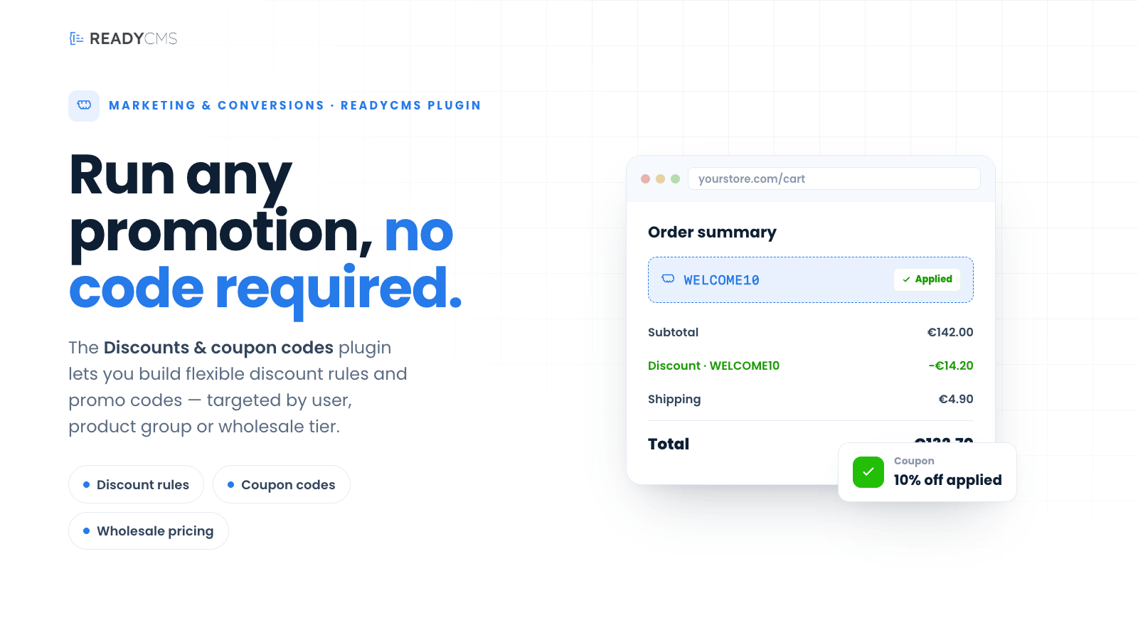 Discounts & coupon codes - banner