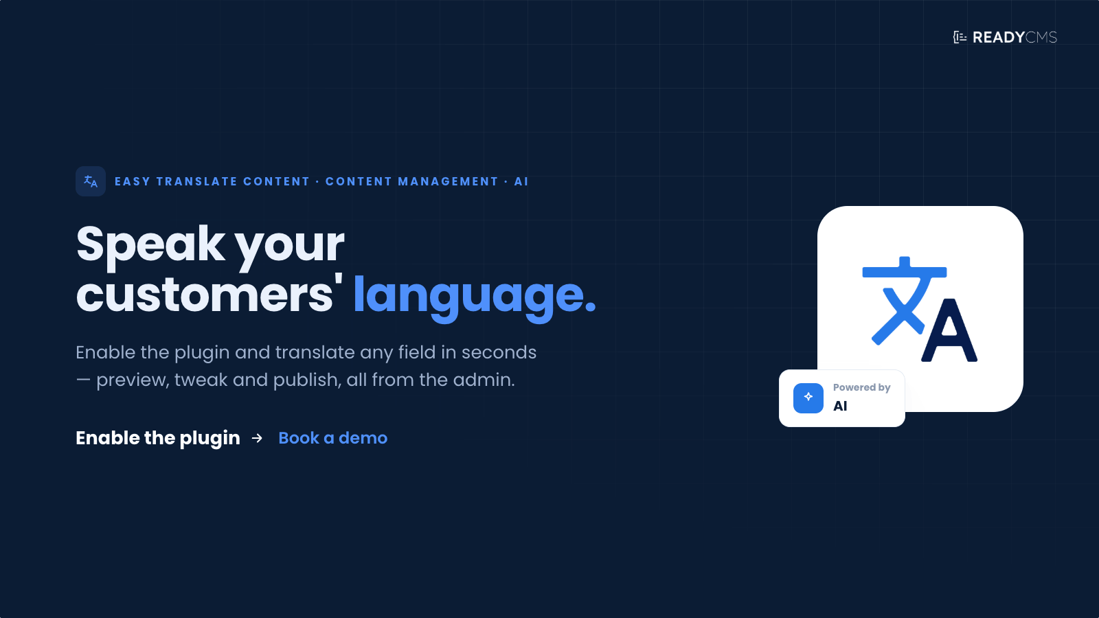 Easy Translate Content - banner