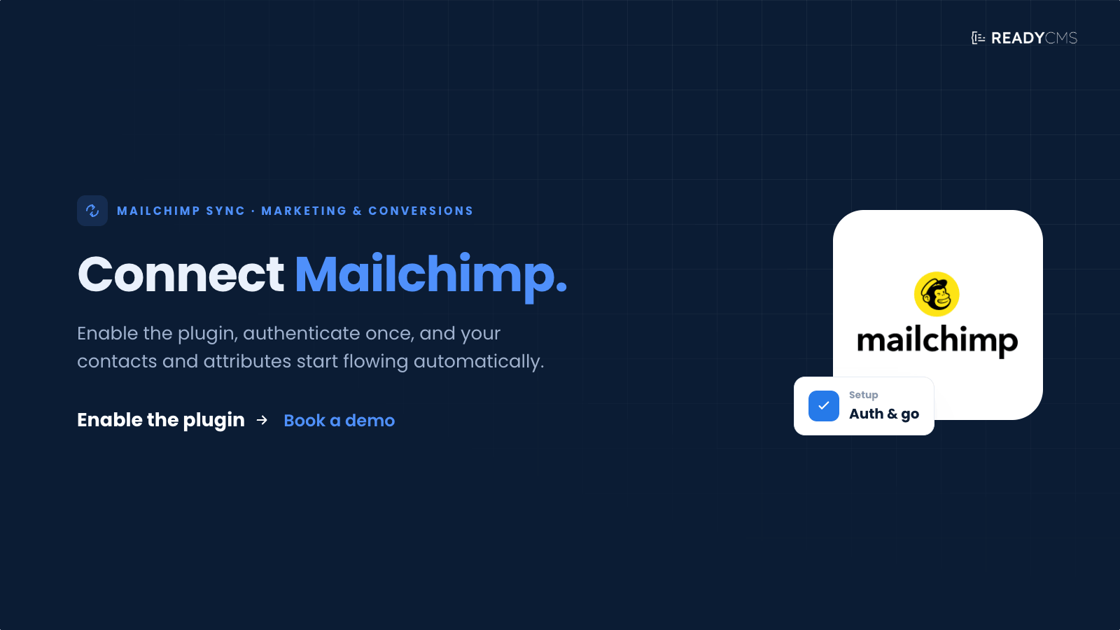 Mailchimp sync - banner