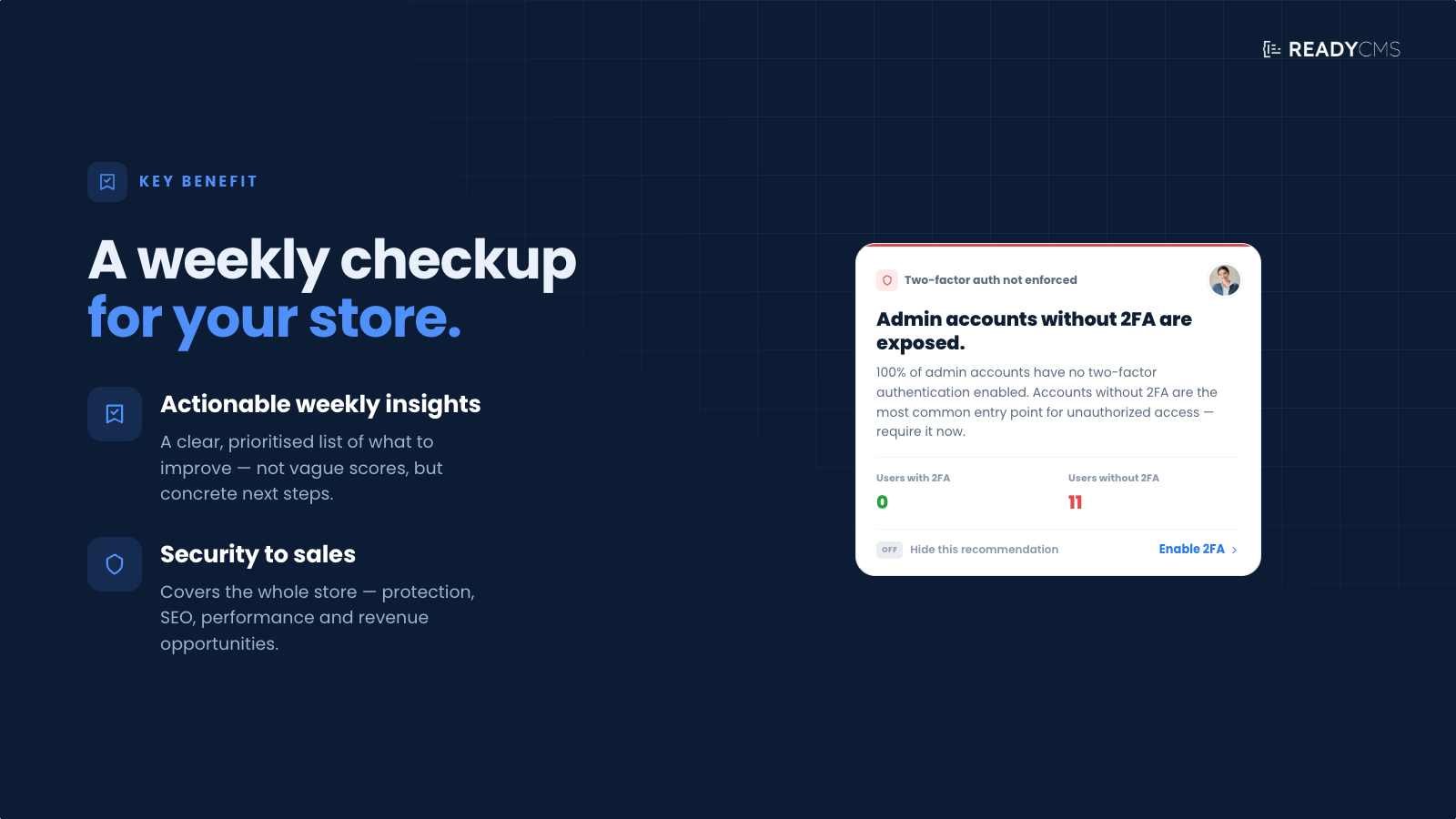 Recommendations - banner