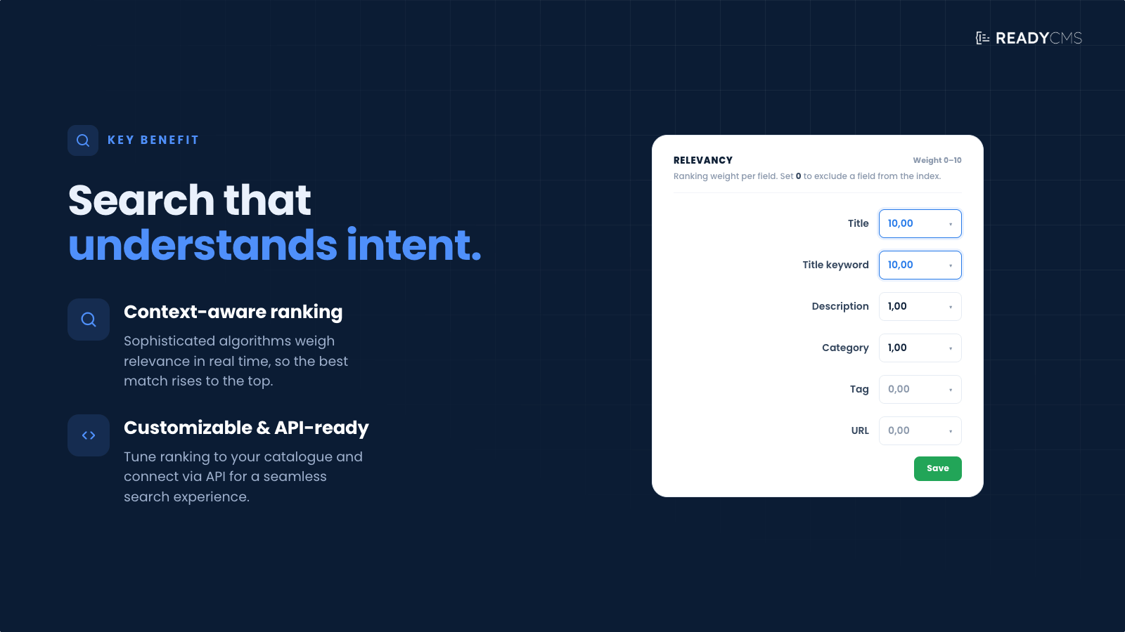 Relevancy search - banner