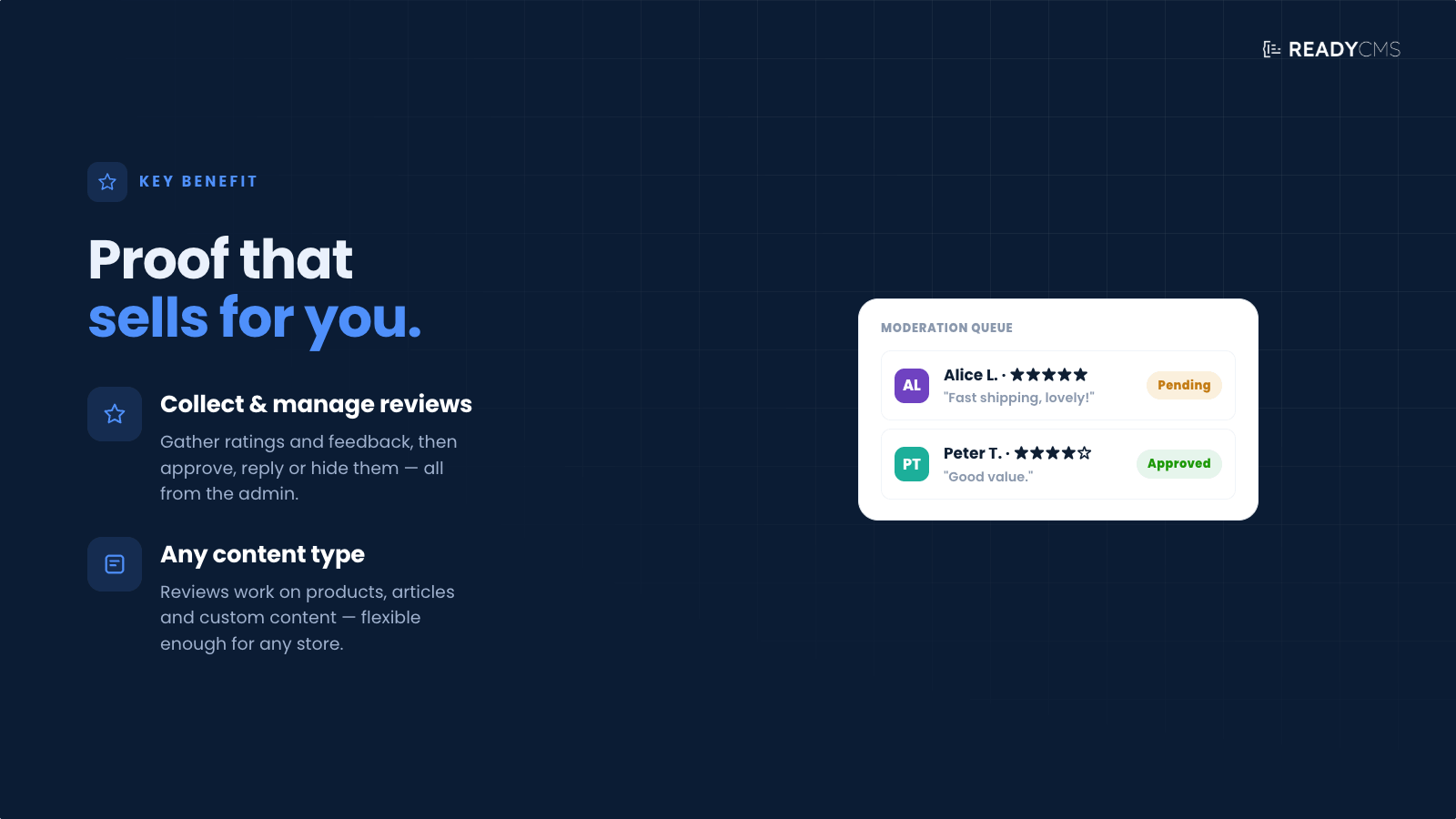 Reviews - banner