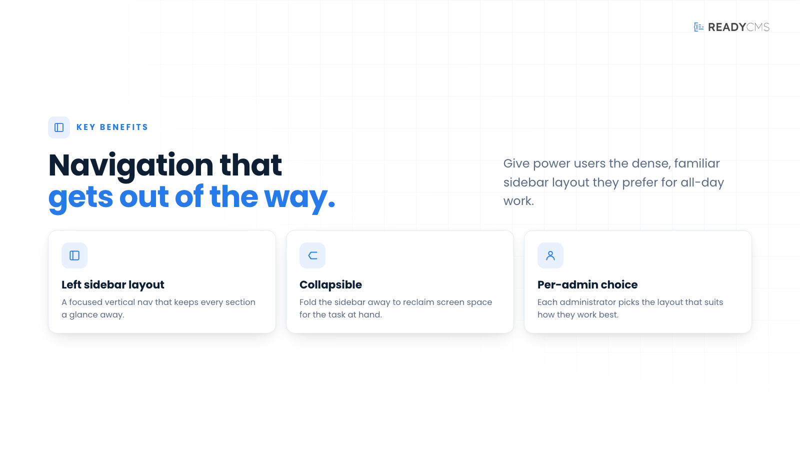 Sidebar toggle - banner