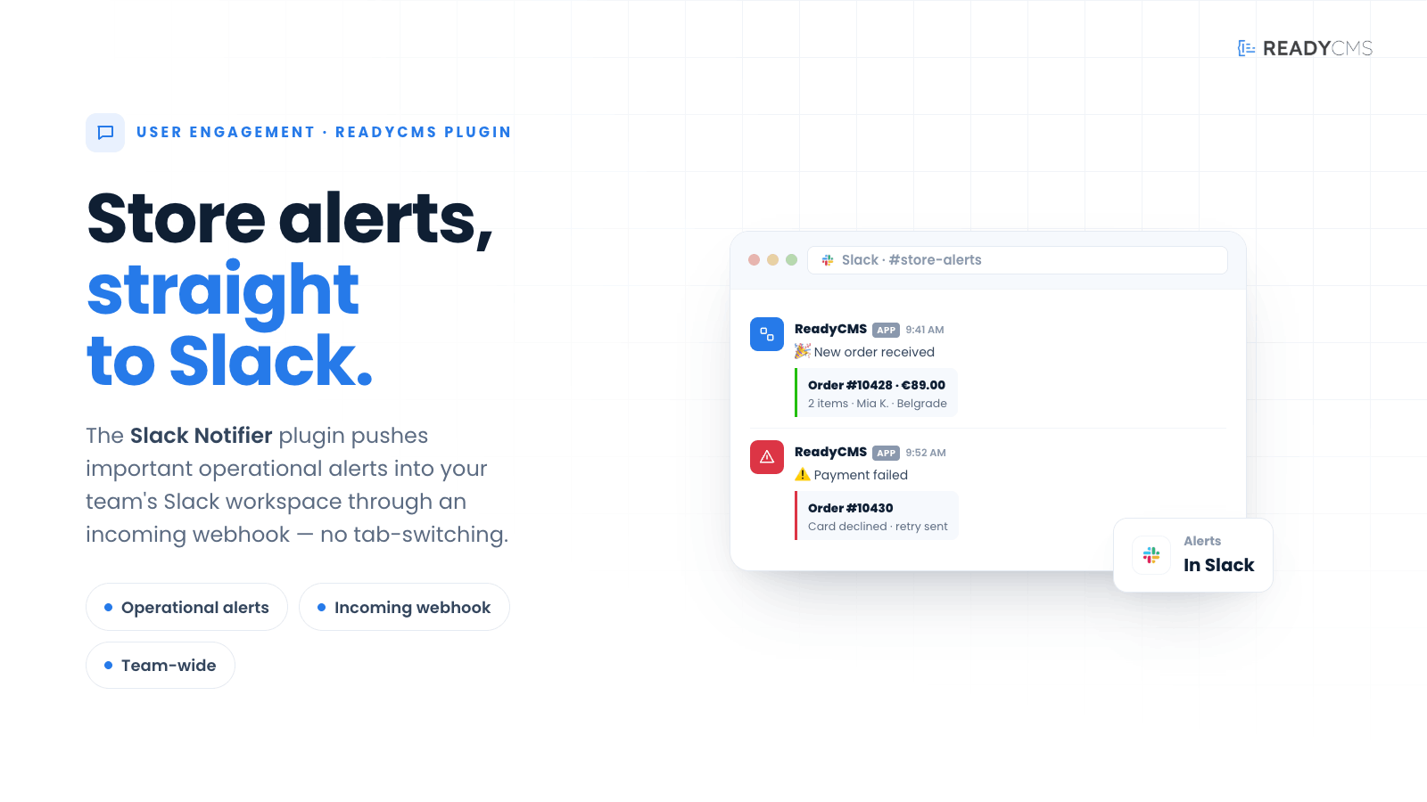Slack notifier - banner