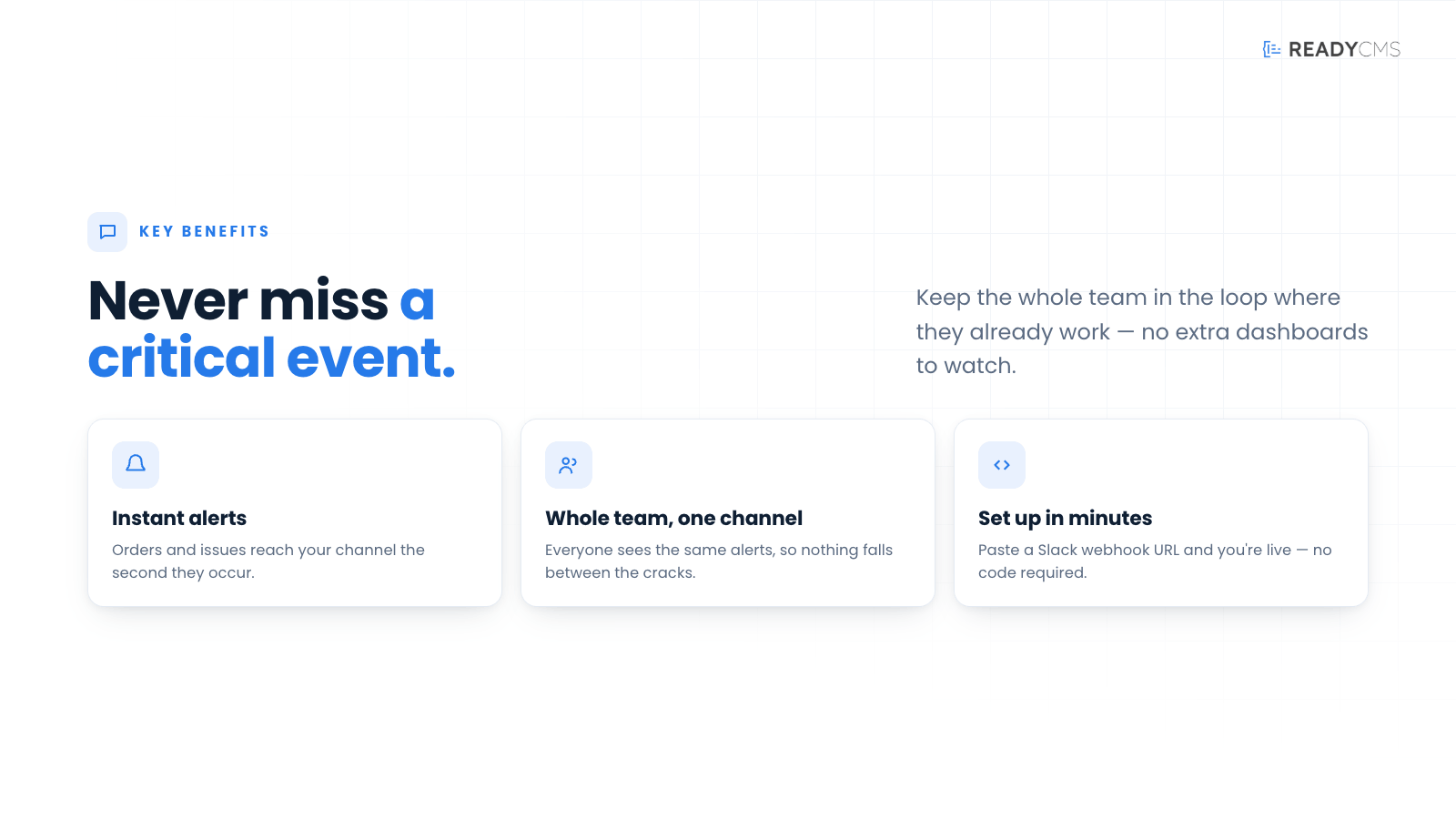 Slack notifier - banner