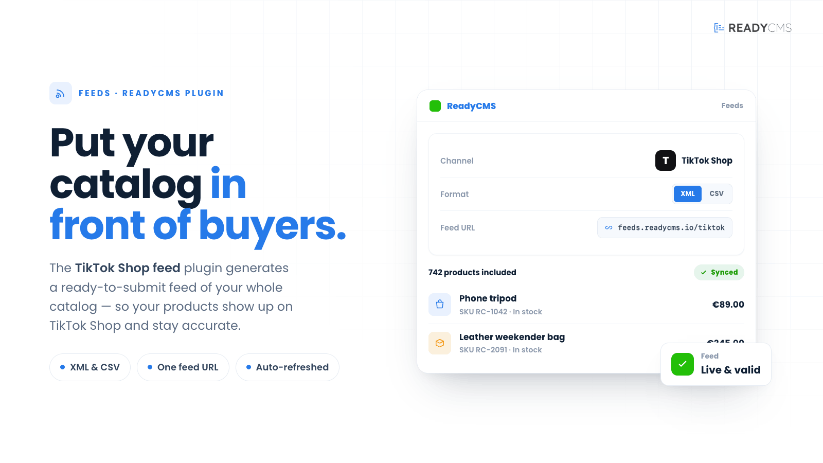 TikTok Shop feed - banner