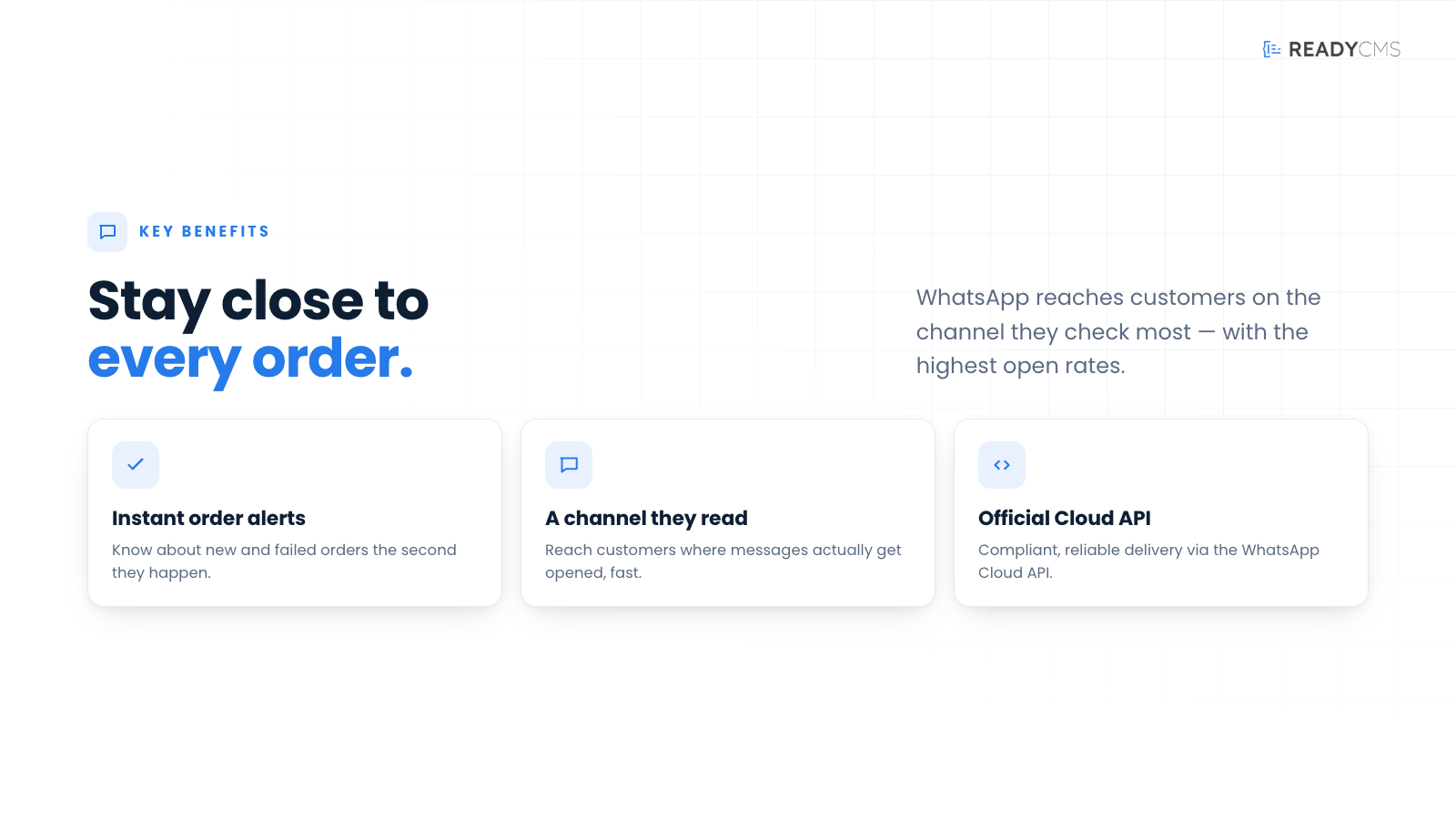 WhatsApp notifier - banner