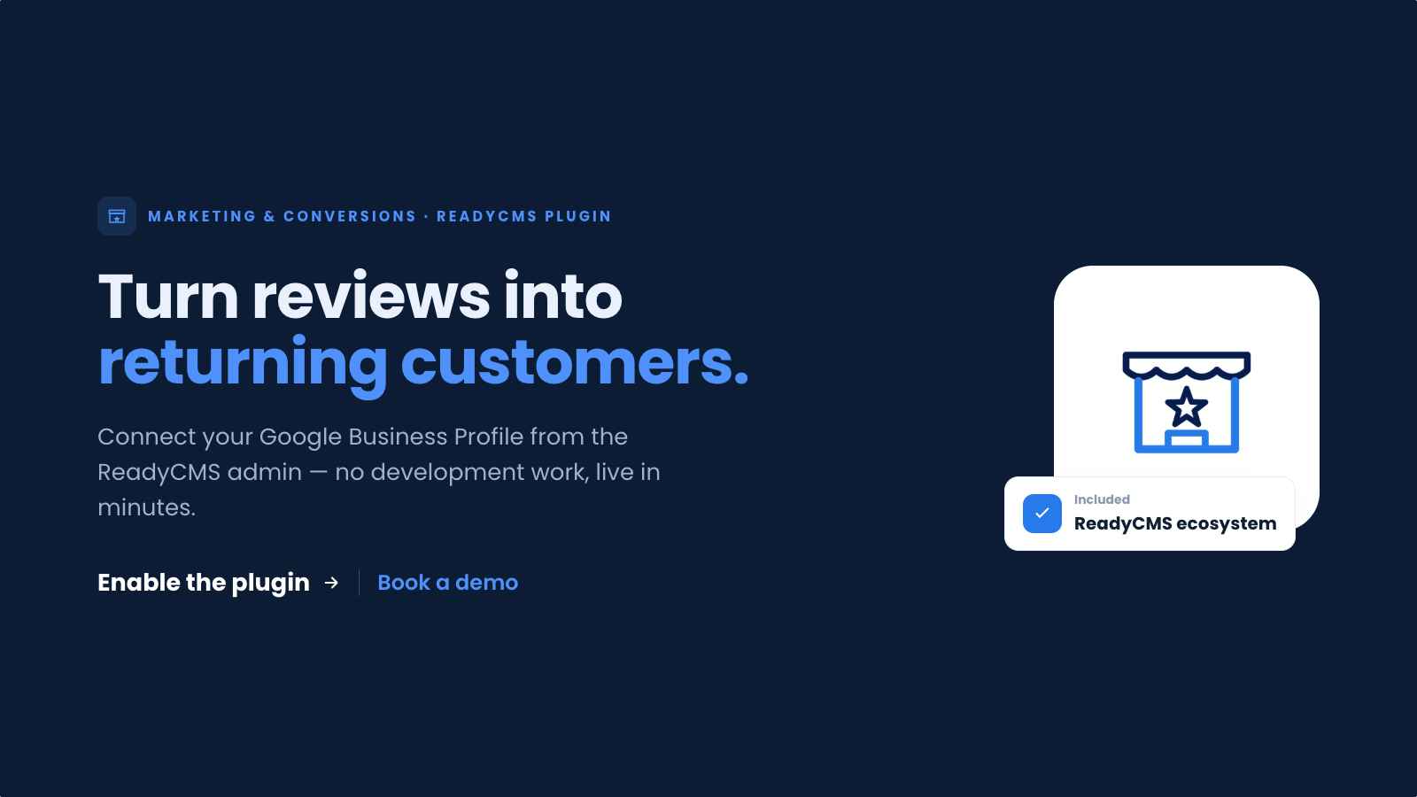 Google Business Profile - banner
