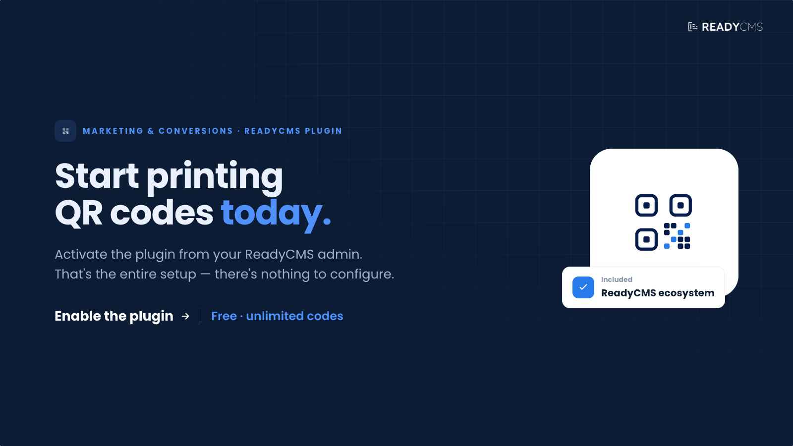 QR generator - banner