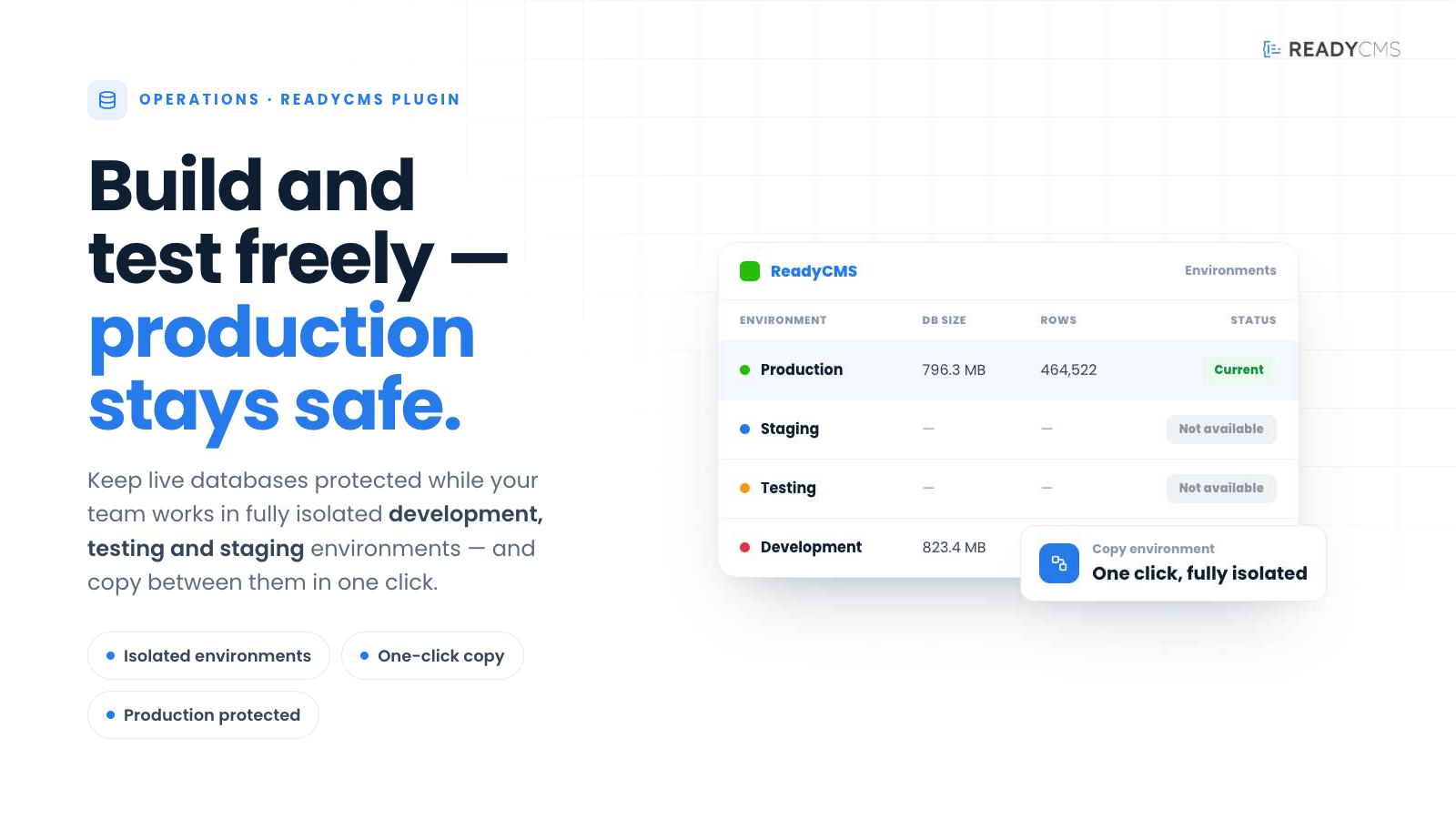 Multi-environment manager - banner