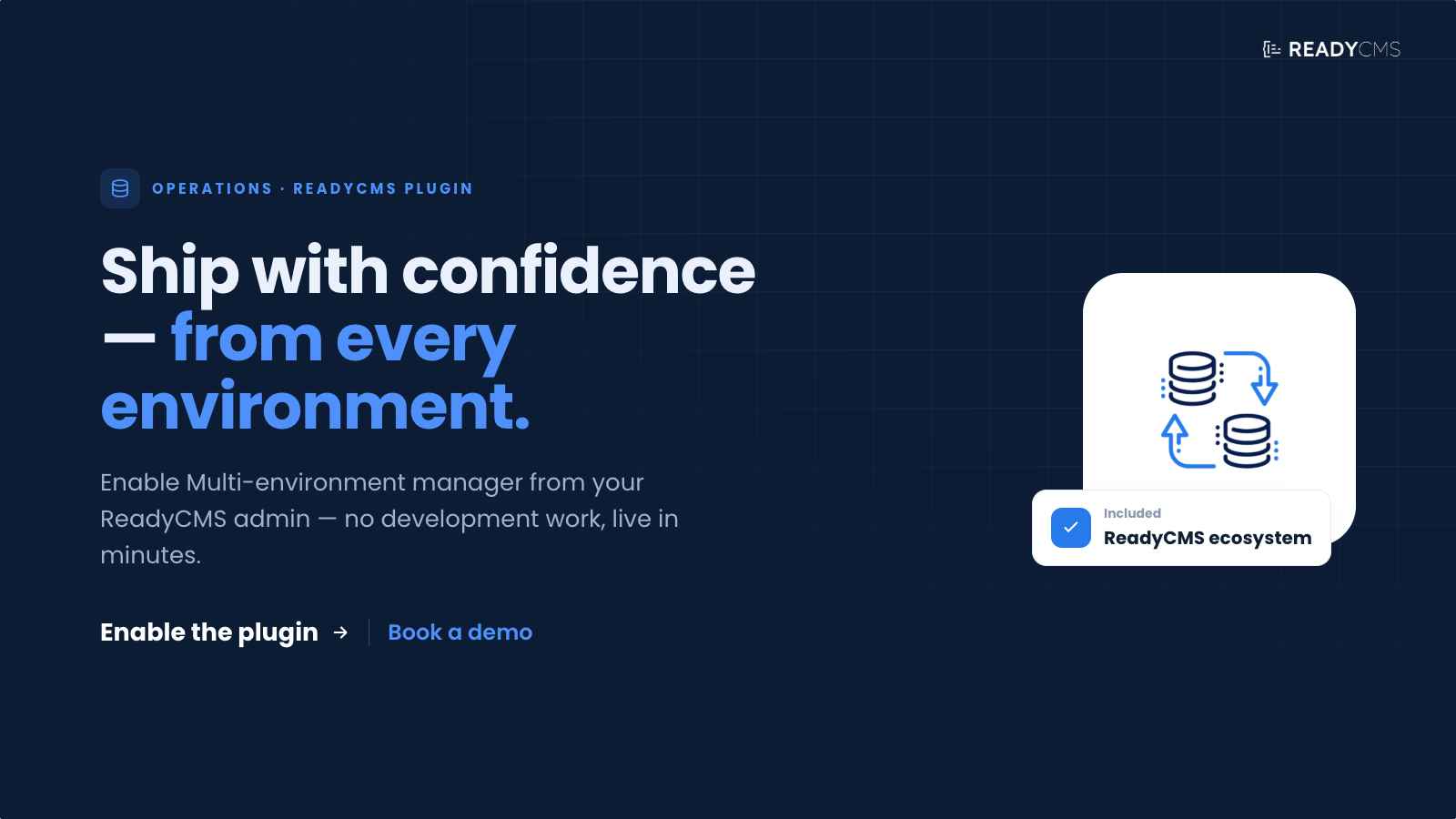 Multi-environment manager - banner
