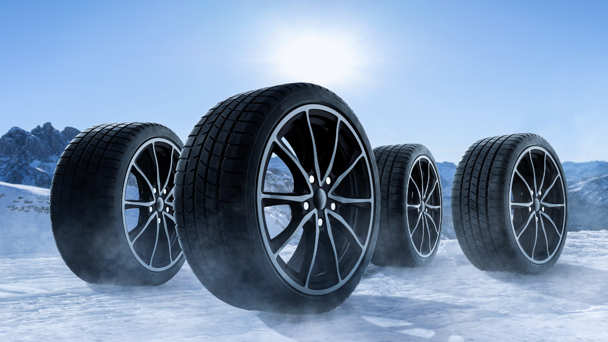 4 zimske gume na felnama, u toku zime