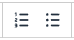 bulleted or numbered lists