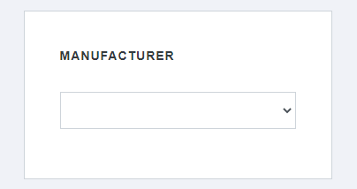 Assigning manufacturers to products-1