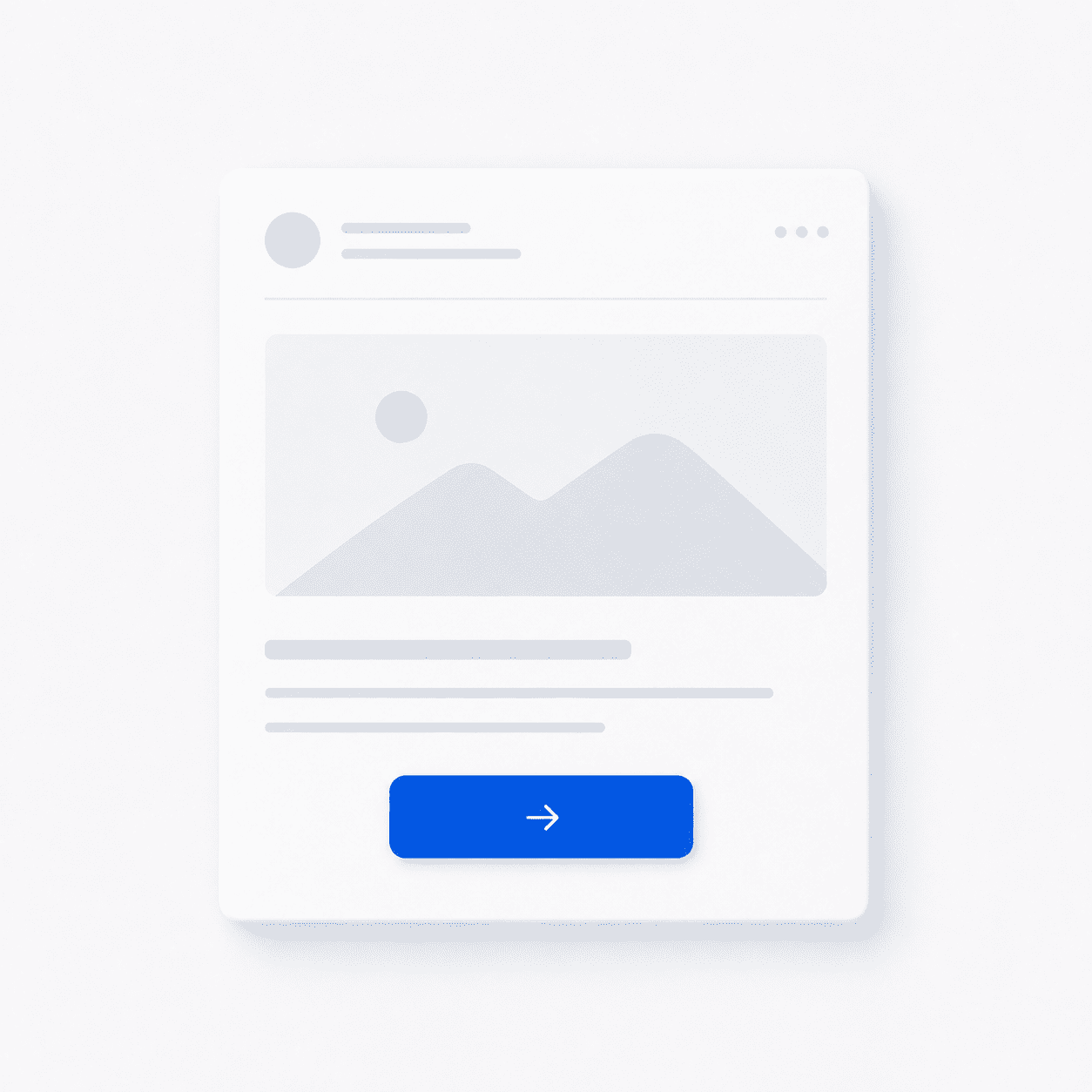 Abandoned cart email with one clear return-to-cart button