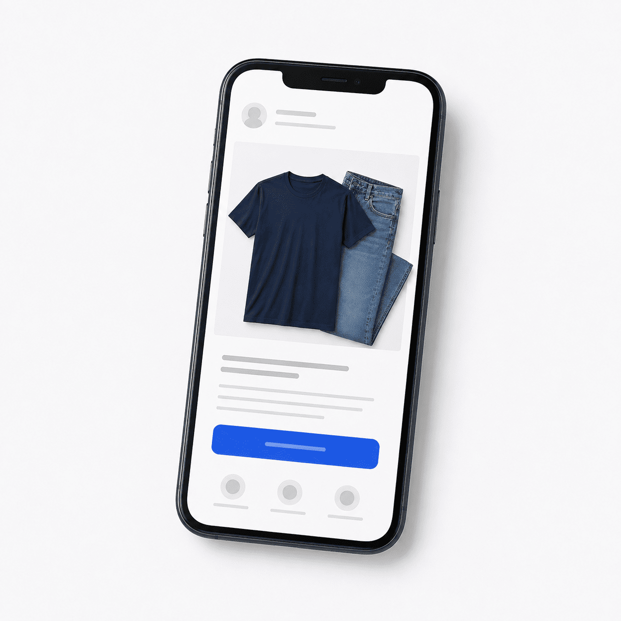Mobile-friendly abandoned cart email with readable text and a clear checkout button