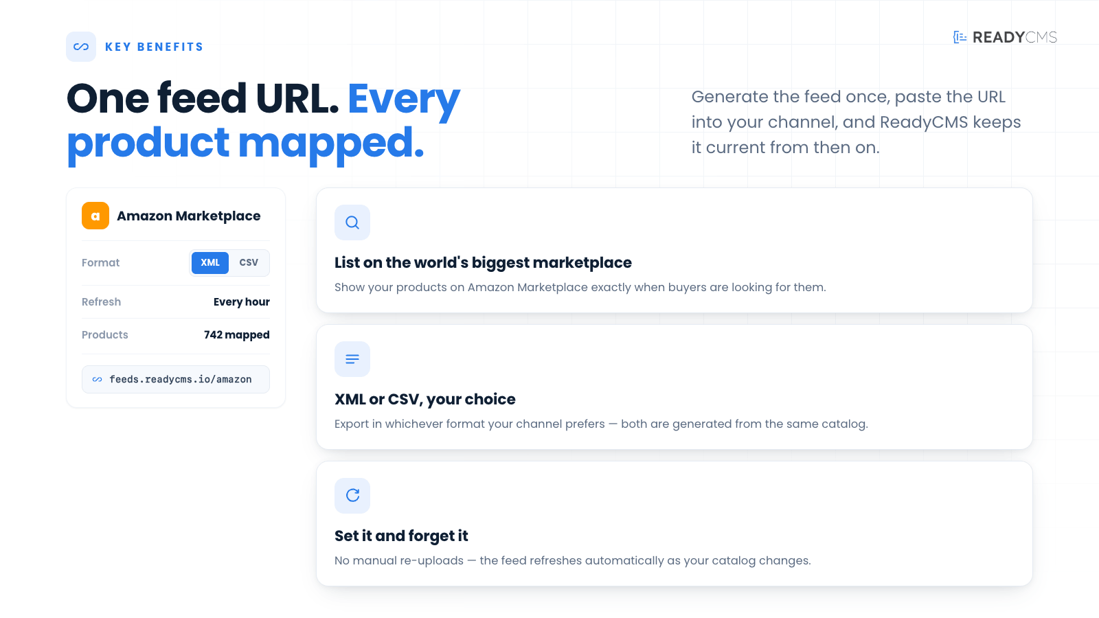 Amazon product feed - banner