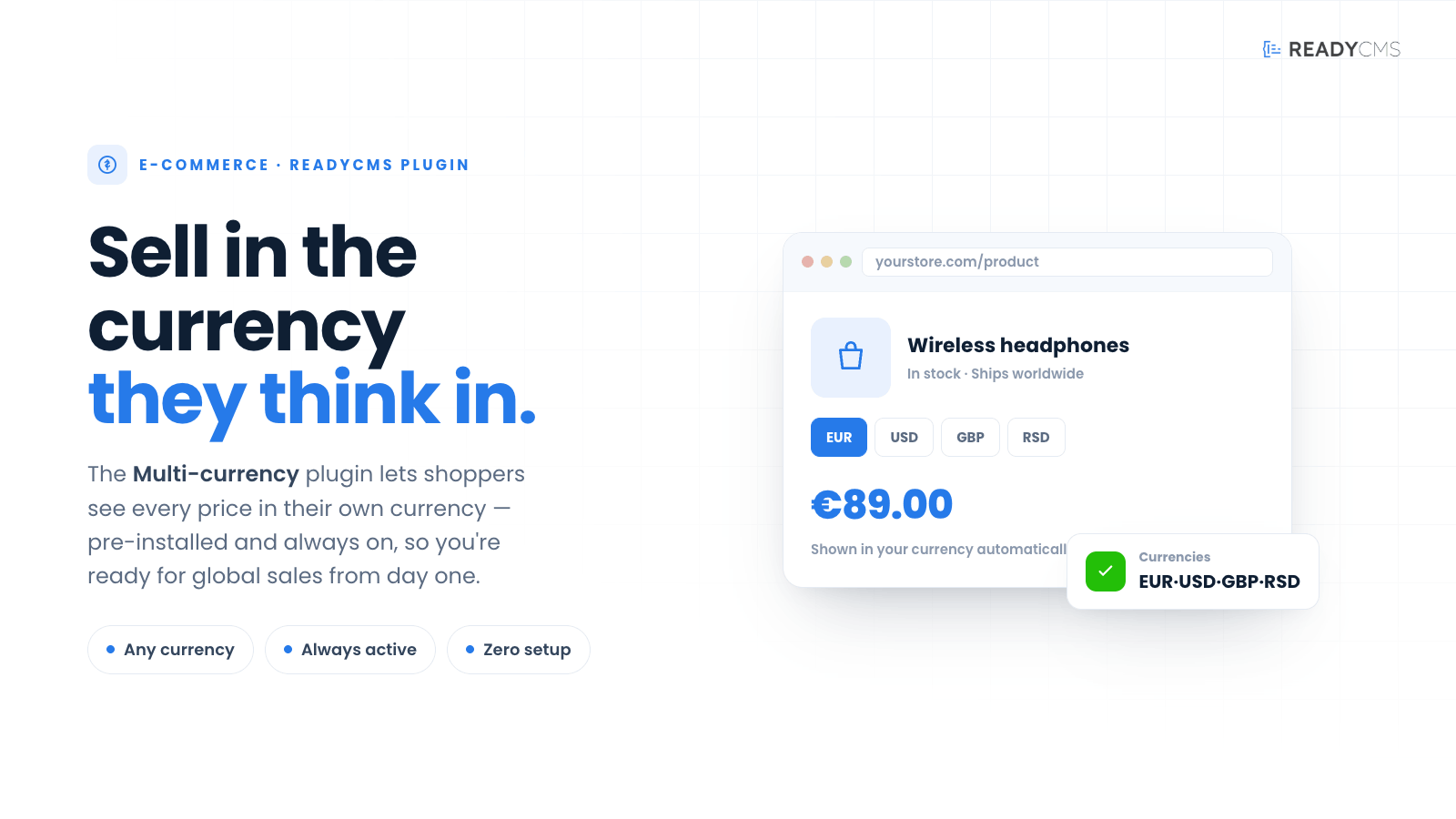 Multi-currency - banner