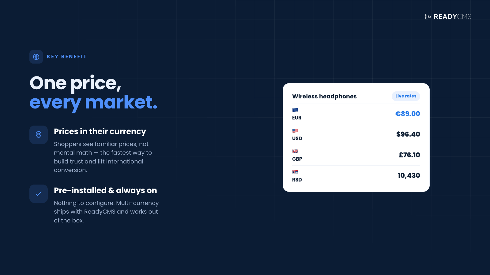 Multi-currency - banner