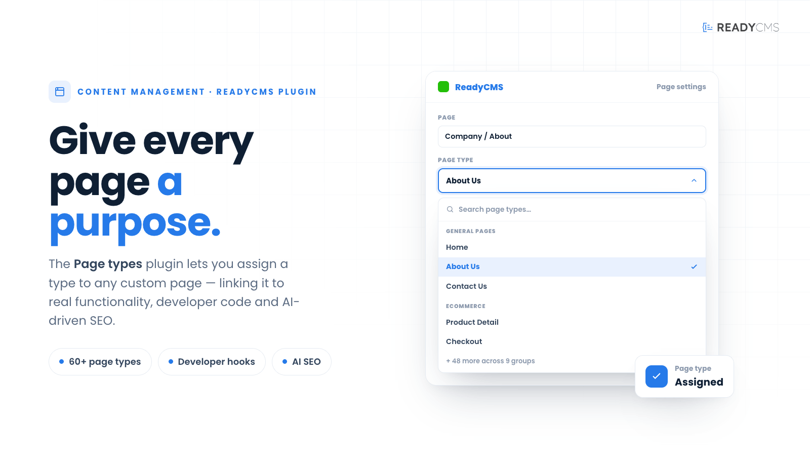 Page types - banner