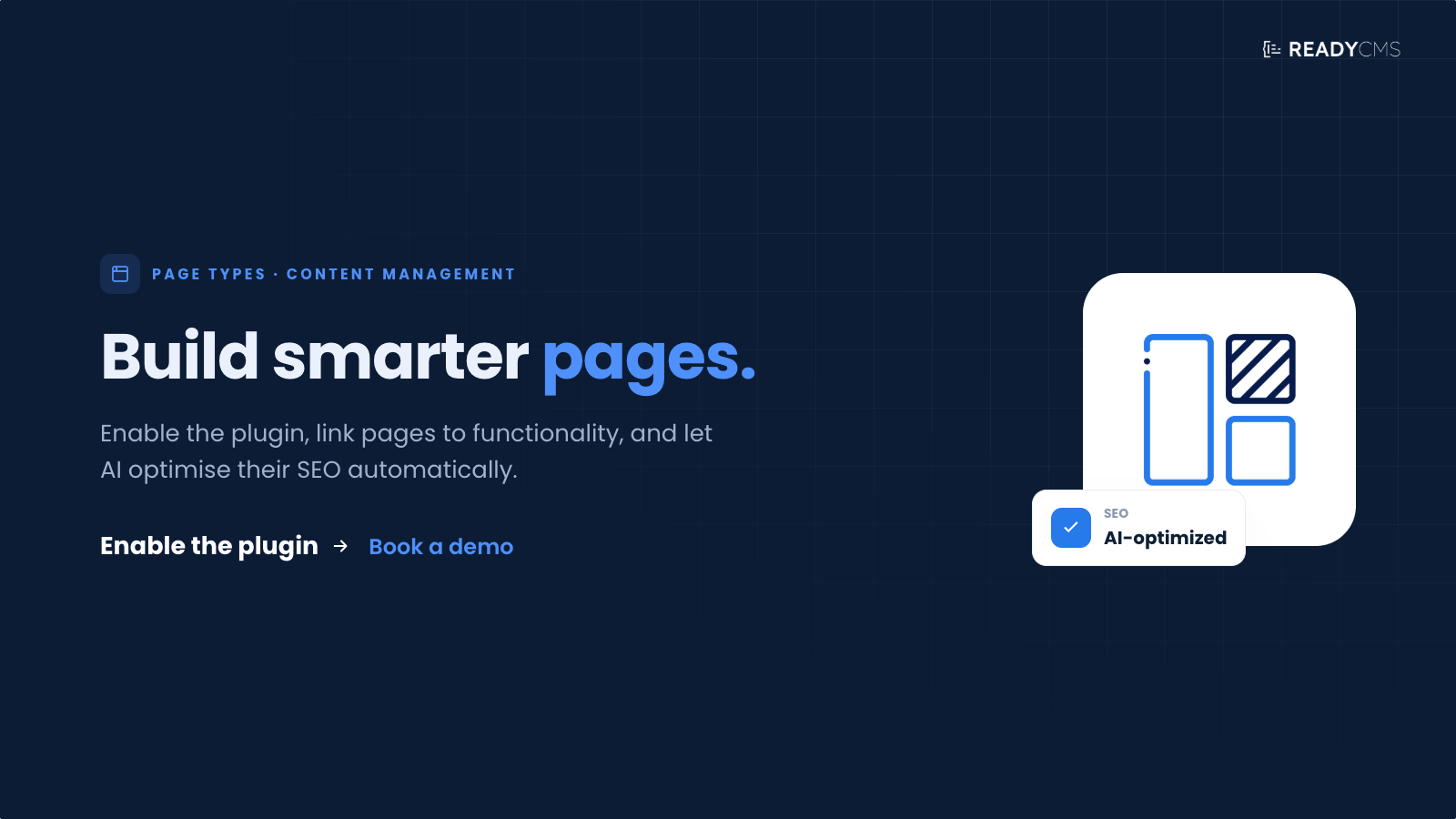 Page types - banner