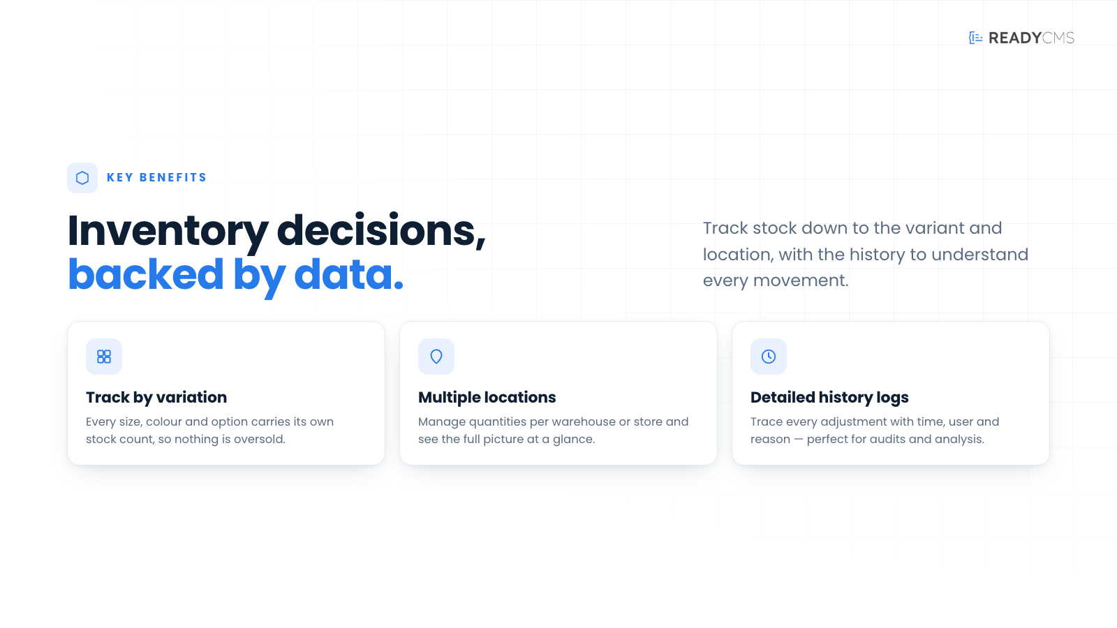 Stock management - banner