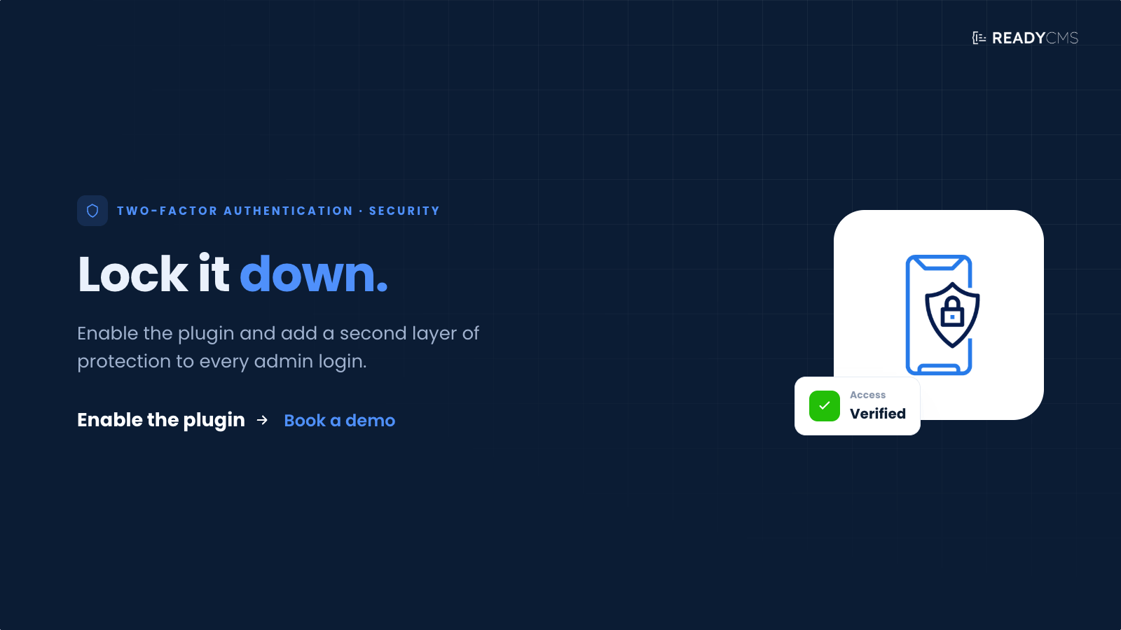 Two-factor authentication - banner