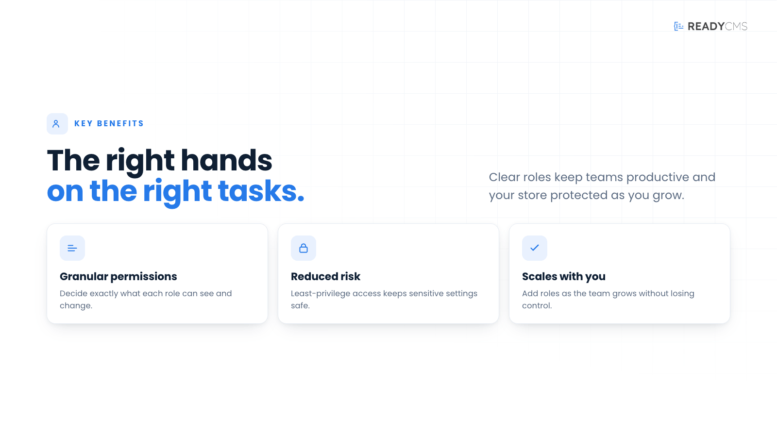 User roles manager - banner