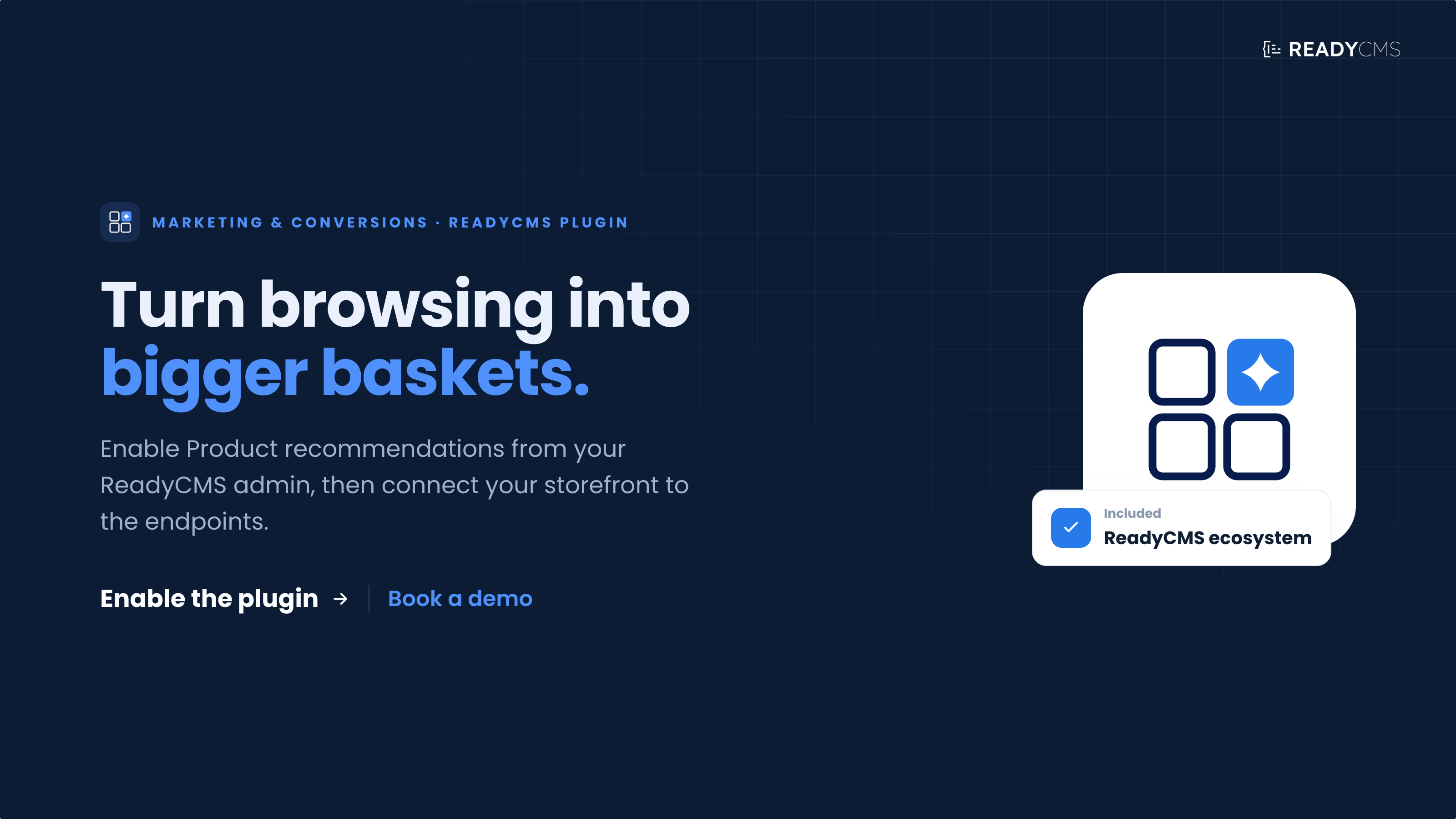 Product recommendations - banner