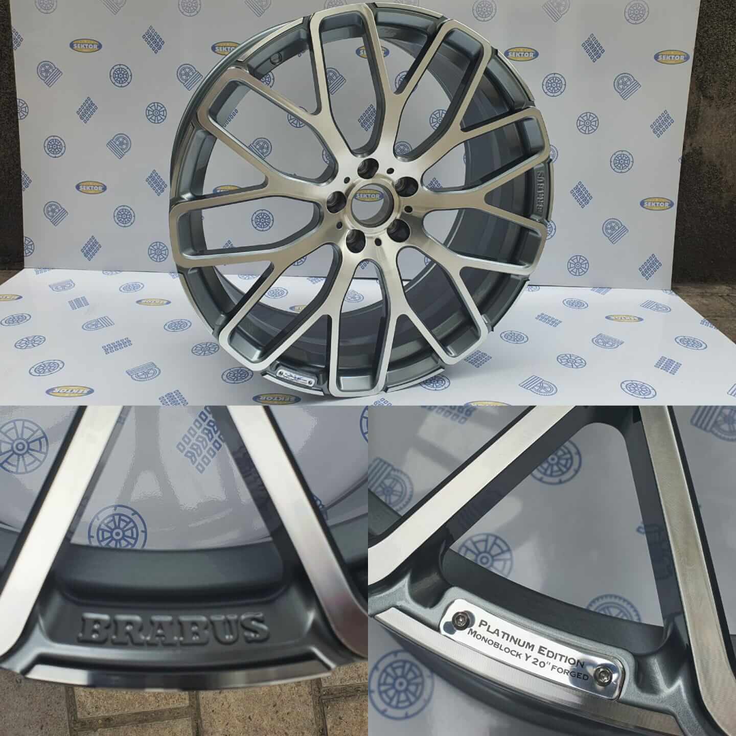 Alu Felne - 8.5j x20 ET39 5X112 FORGED