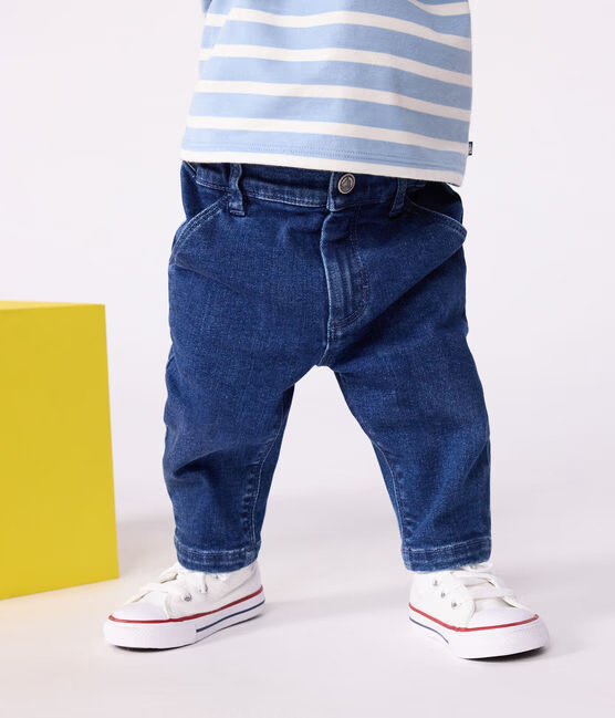 Teksas farmerke za bebe sa elastičnim pojasom — slika 1