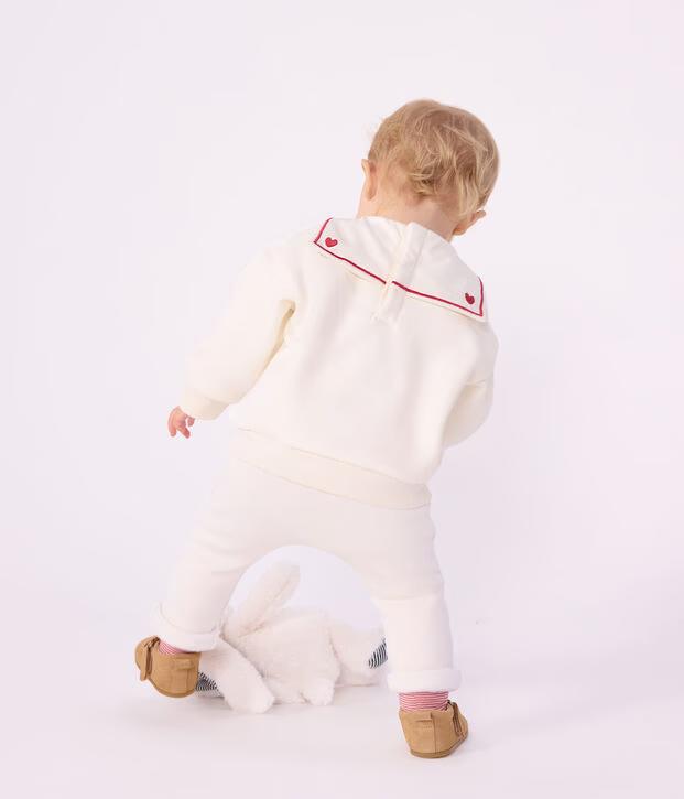 Pamučne pantalone za bebe sa elastičnim strukom — slika 5