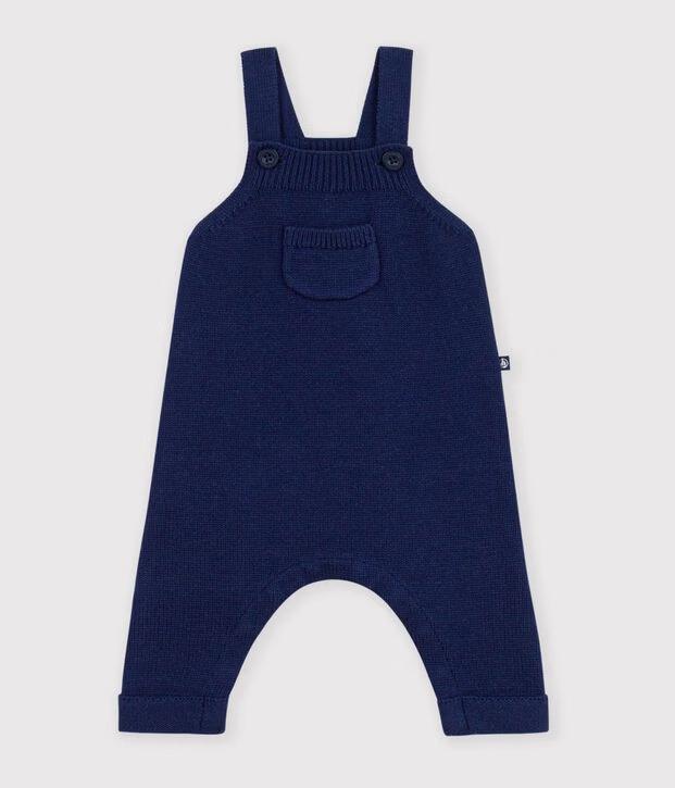 Pletene tregerice za bebe od kombinacije vune i pamuka