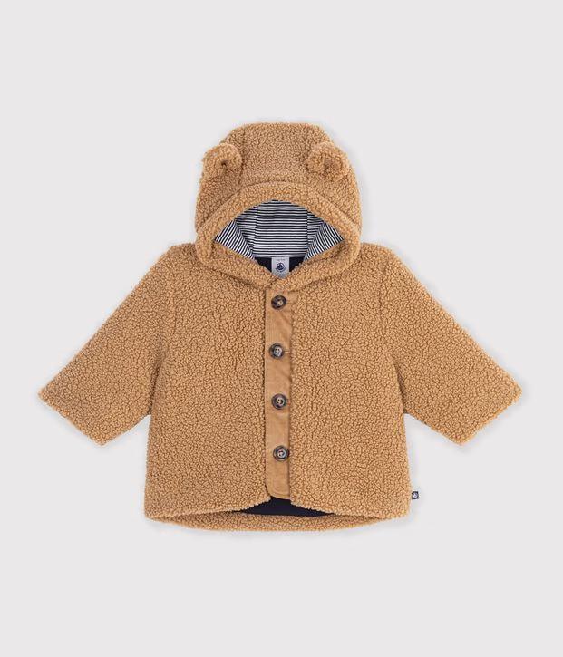Teddy jakna za bebe sa ušima na kapuljači