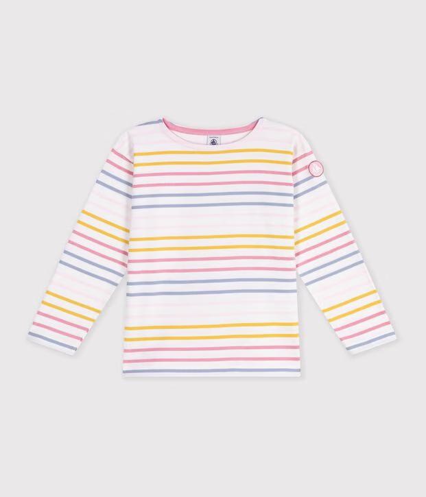 Pamučna breton majica za devojčice — slika 4