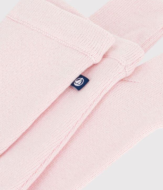 Pletene mekane pantalone za bebe od kombinacije vune i pamuka — slika 3