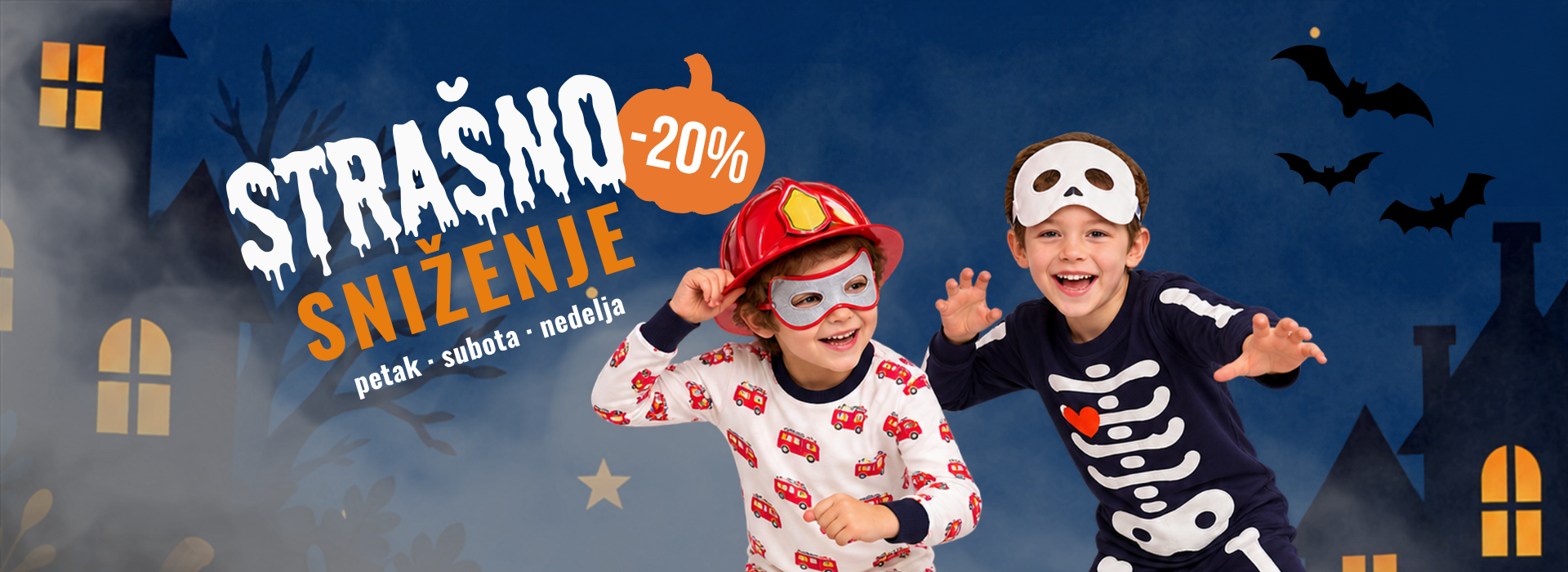 Petit Bateau Halloween - Strašno sniženje 20% na sve